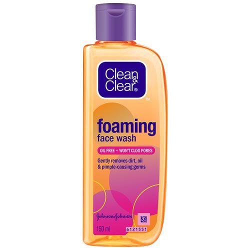 CLEAN & CLEAR FOAMING FACE WASH